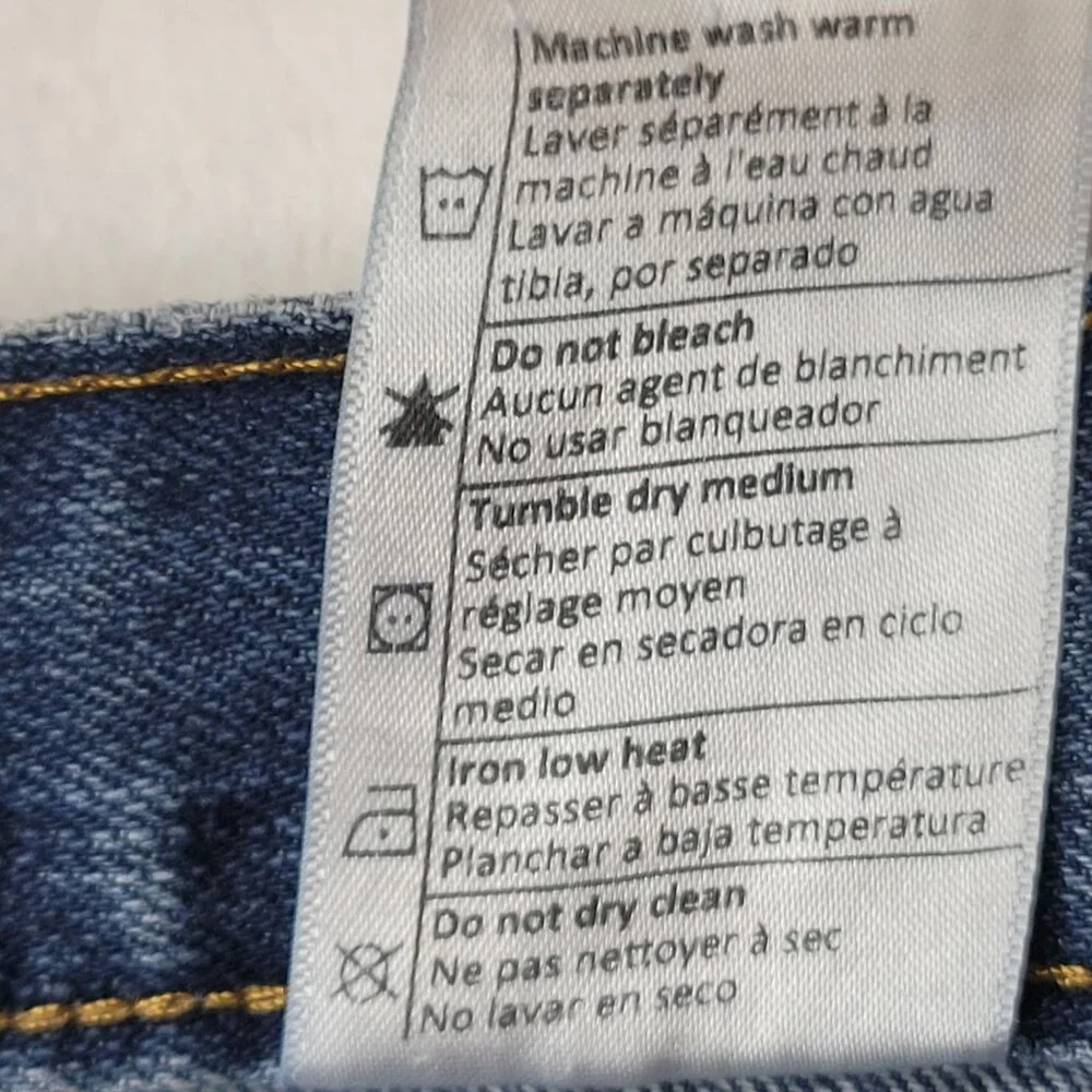 Carhartt Relaxed Fit Straight Leg Men's Blue Denim Jeans Size 38X32